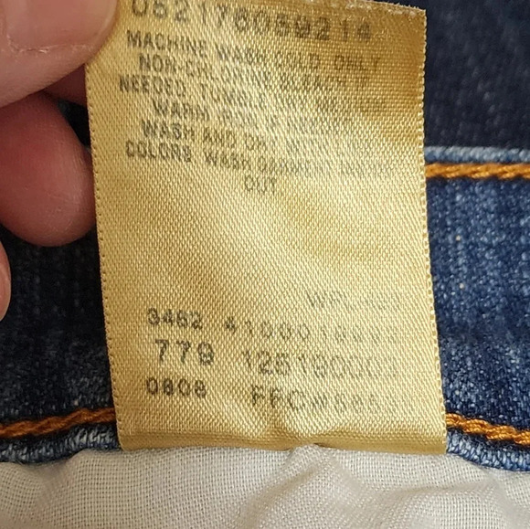 Levi's Blue Boot Cut Jeans - Picture 9 of 9